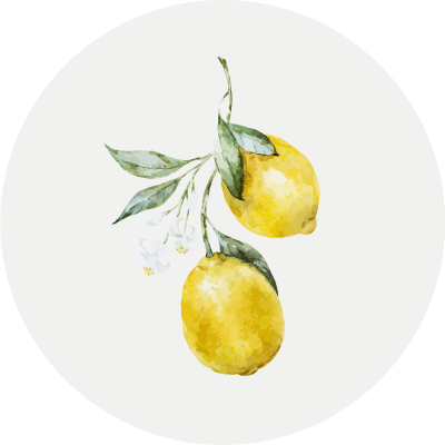 Lemon Watercolor - hawaii